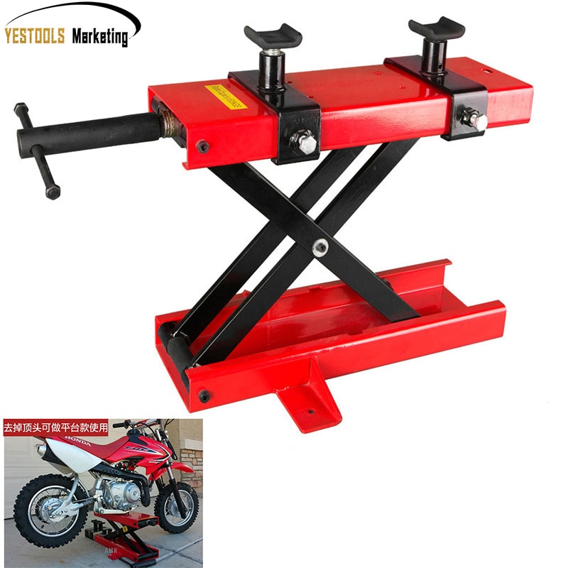 500KG Schere hissen Jack Hebe KräNe Motorrad Reparatur Stand Zentrum Schere Aufzug hissen Werkstatt Bank Hebe Werkzeug (450*150mm)
