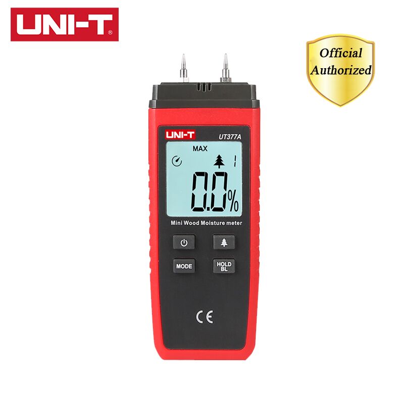 UNI-T UT377A Digitale Hout Vochtmeter Hygrometer Vochtigheid Tester Voor Papier Multiplex Houten Materialen Hand-Held Lcd Detector