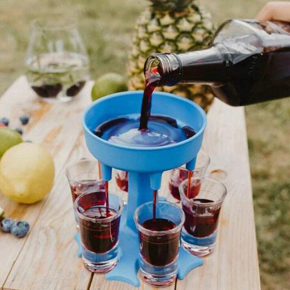 6Pcs 1.2-Ounce Shot Glass Heavy Base Shot Glass Set Party Bar Whiskey Shot Glass Multi-colors