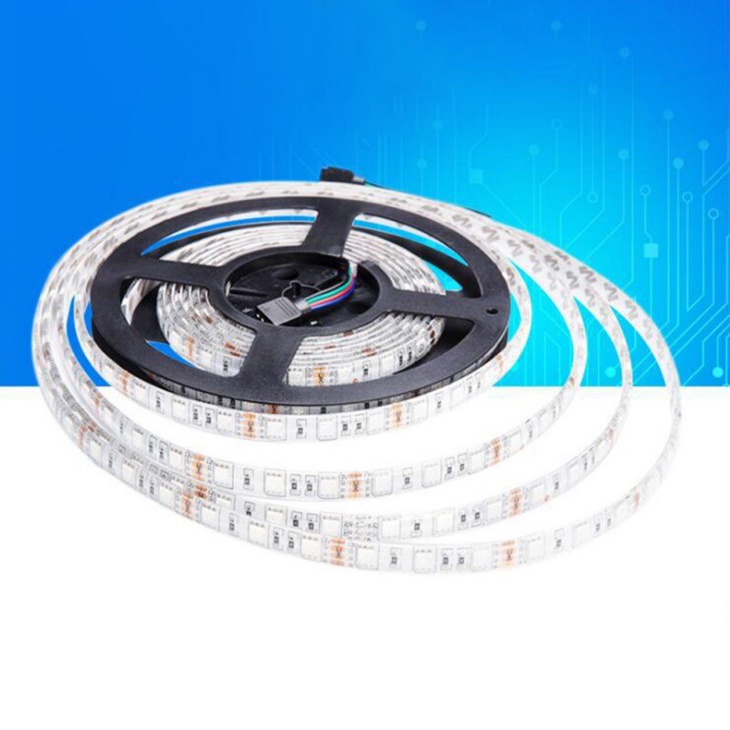 5M Led Strip Licht 2835 Waterdichte Slaapkamer Decoratie Lamp Strips Rgb Flexibele Lint String Verlichting