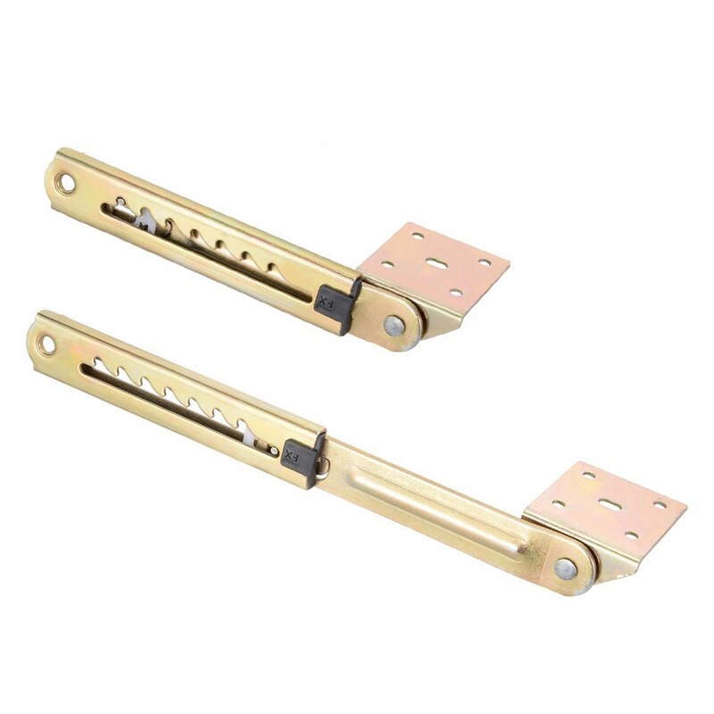 1 paar Winkel Heben Stange Schreibtisch 7 Getriebe Anpassung Scharnier Winkel Scharnier mit 4Pack 2 Zoll Möbel Krippe Rollen