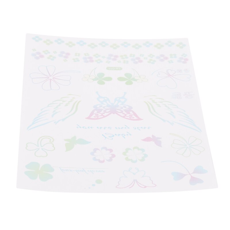 1 Pc Lichtgevende Tijdelijke Stickers Kerst Carnaval Party Nieuwjaar Decor Kerst Decoratie Partij Decoratie: butterfly