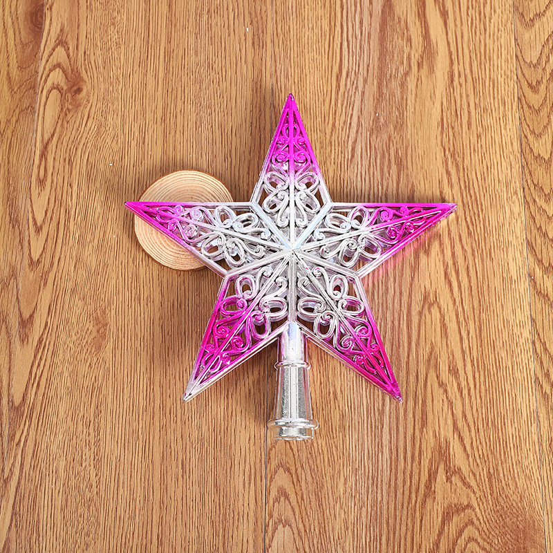 Christmas Ornament Christmas Tree Star Topper Star Party Decoration Tree Toppers Decorchraitmas Supplies Favors Patriotic: Fluorescence Yellow