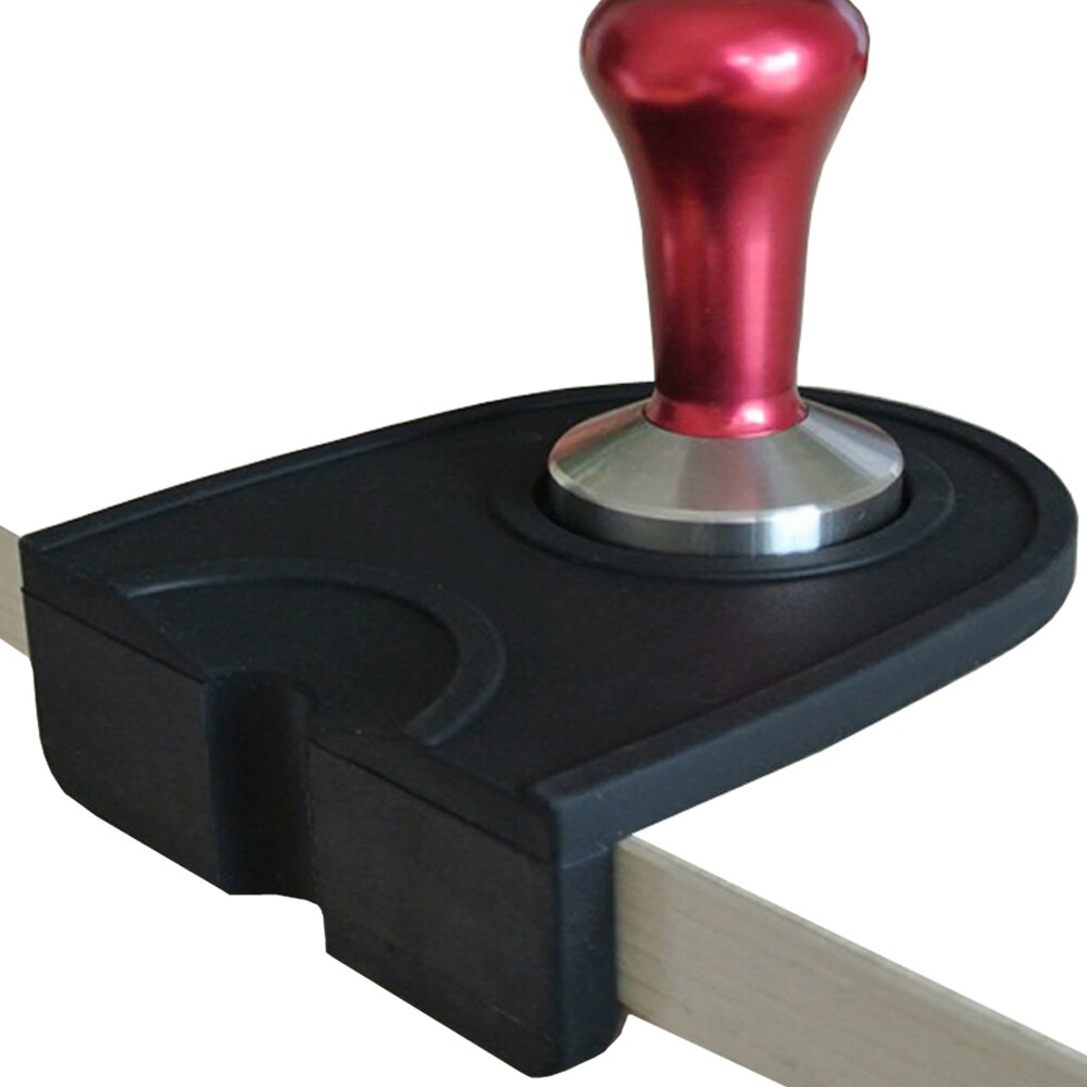 Espresso Koffie Tamper voor Barista Platte Stalen Base Koffieboon Pers Koffie Grind 51mm Siliconen Mat