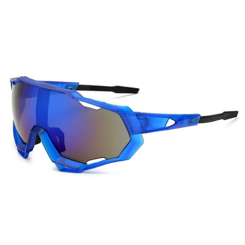 Men Women Cycling Glasses Mountain Bike Sunglasses UV400 Road Sport Bicycle glasses Riding Eyewear riding glasses protection: Black