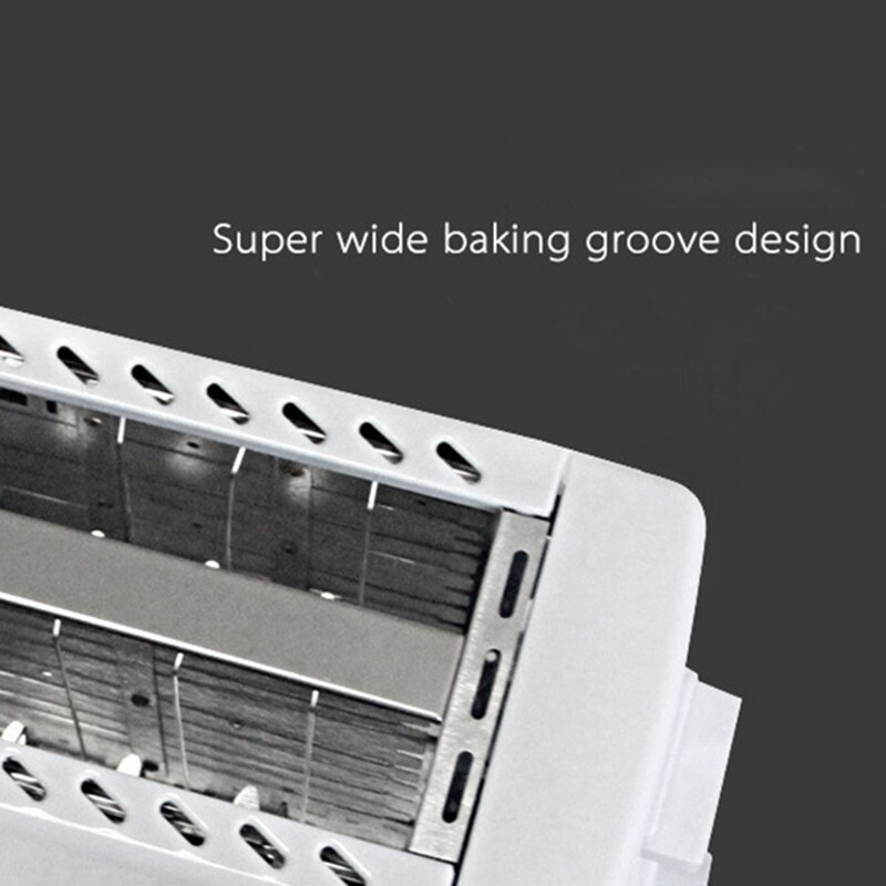 Electrodomésticos tostadora de pan eléctrica de acero inoxidable para el hogar 2 rebanadas máquina tostadora de pan (enchufe estadounidense)