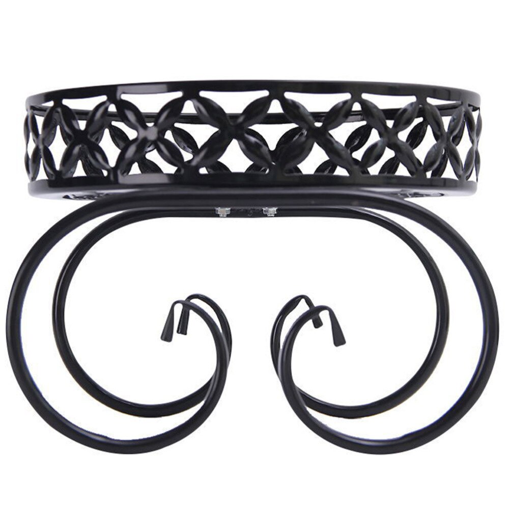 1pc European-Style Wrought Iron Plant Stand Simple Iron Frame Geometric Flower Stand Living Room Restaurant Balcony Shop Creativ