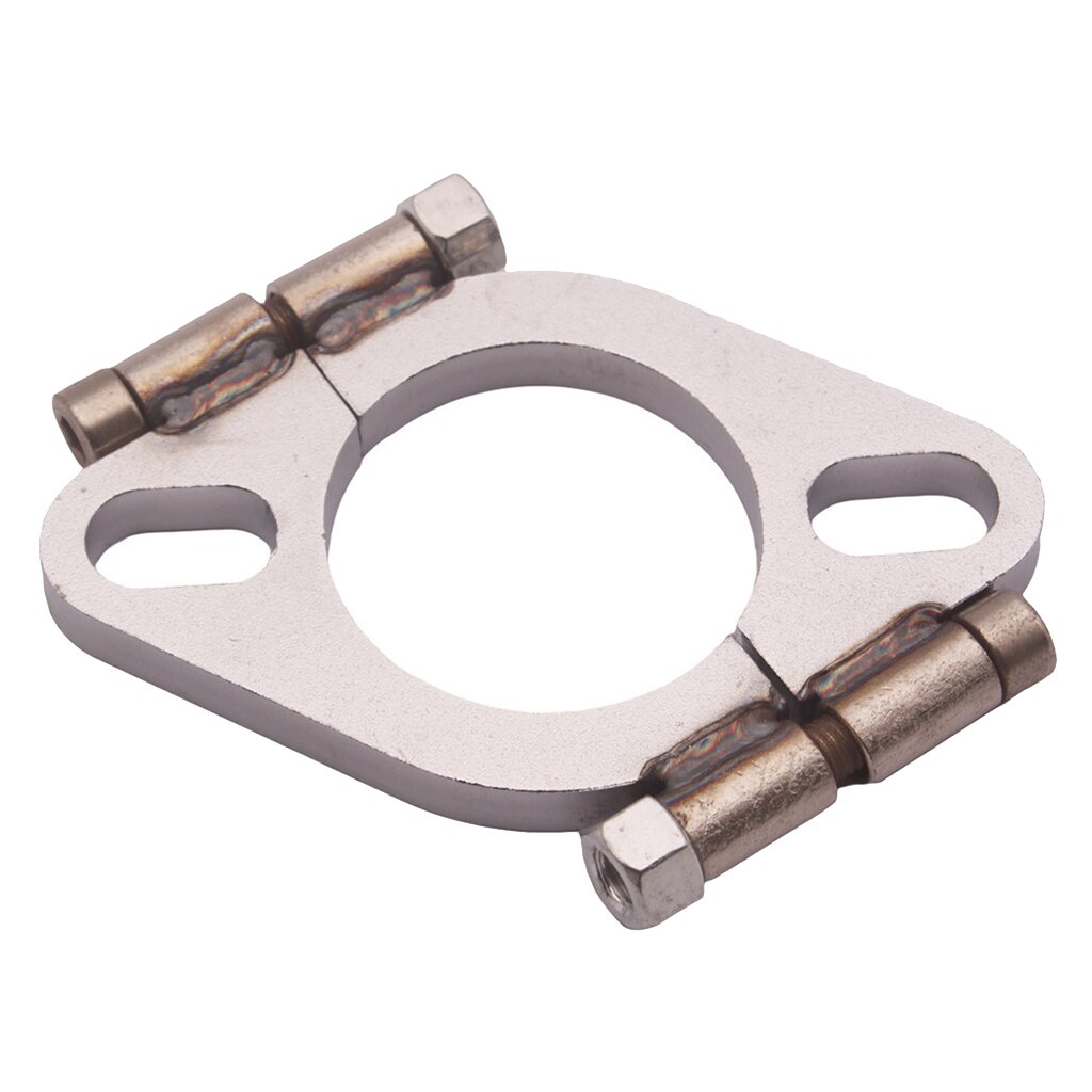 2.0in Mild Steel Exhaust Split Flange Flat Oval Replacement for Car Vehicle
