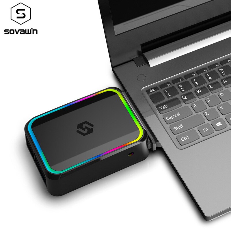 Enfriador para ordenador portátil, Ventilador de refrigeración para portátil de extracción externa de aire USB, Control inteligente, velocidad de temperatura ajustable para 15,6": Default Title