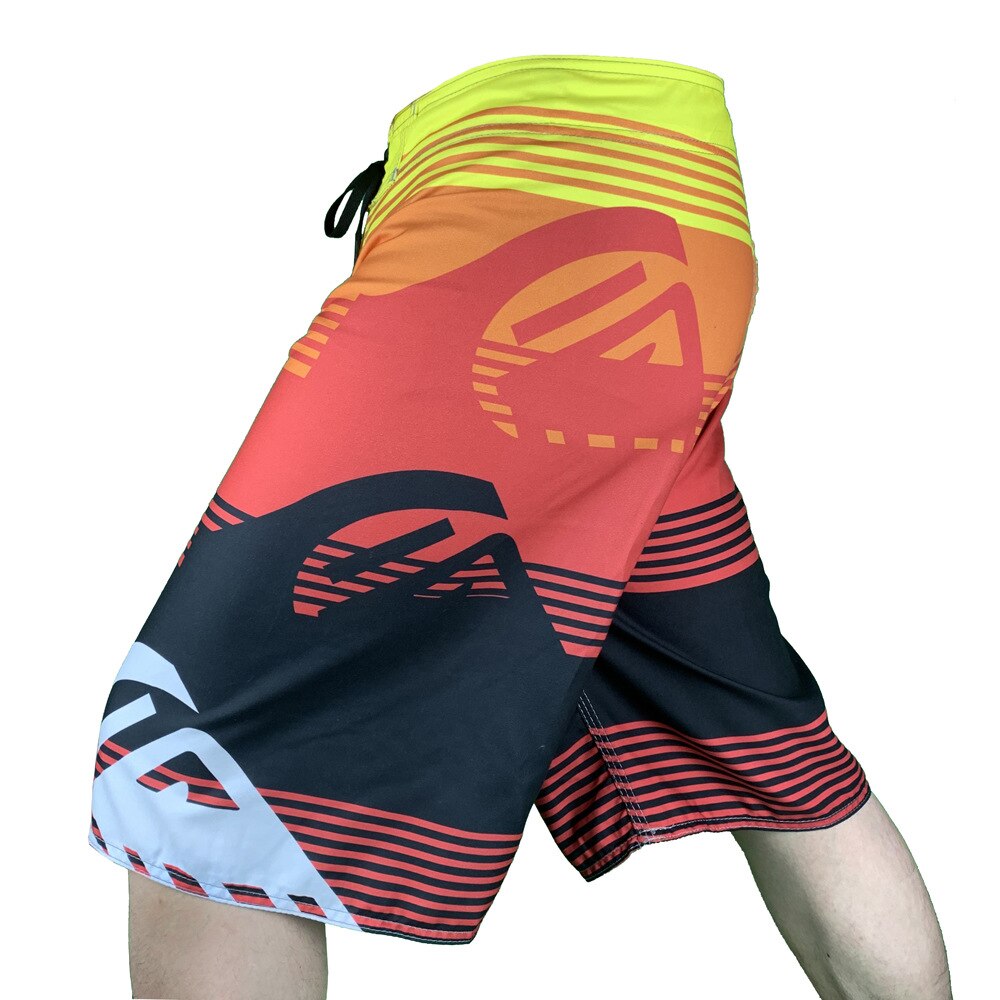 lässig männer Sommer kurze Hose schnell trocken kurz Hosen Basketball bermuda Surfen kurze Hose Beachwear Sporthallen Sport kurze Hose Für Männer: Schwarz / L