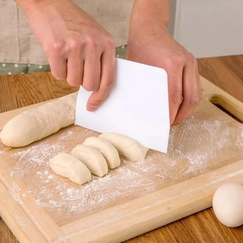 Diy bakeskrape smørkniv kakeskrape for kaker julebakeverktøy 2 stk/sett multifunksjonell deigskjærer