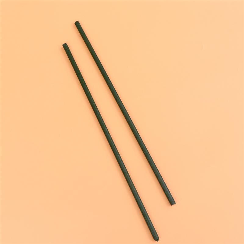 10pcs Potted Plastic Plant Support Stick Rod Flower Support Frame Single Stem Plants Holder Stand For Garden Plant Flower (Green