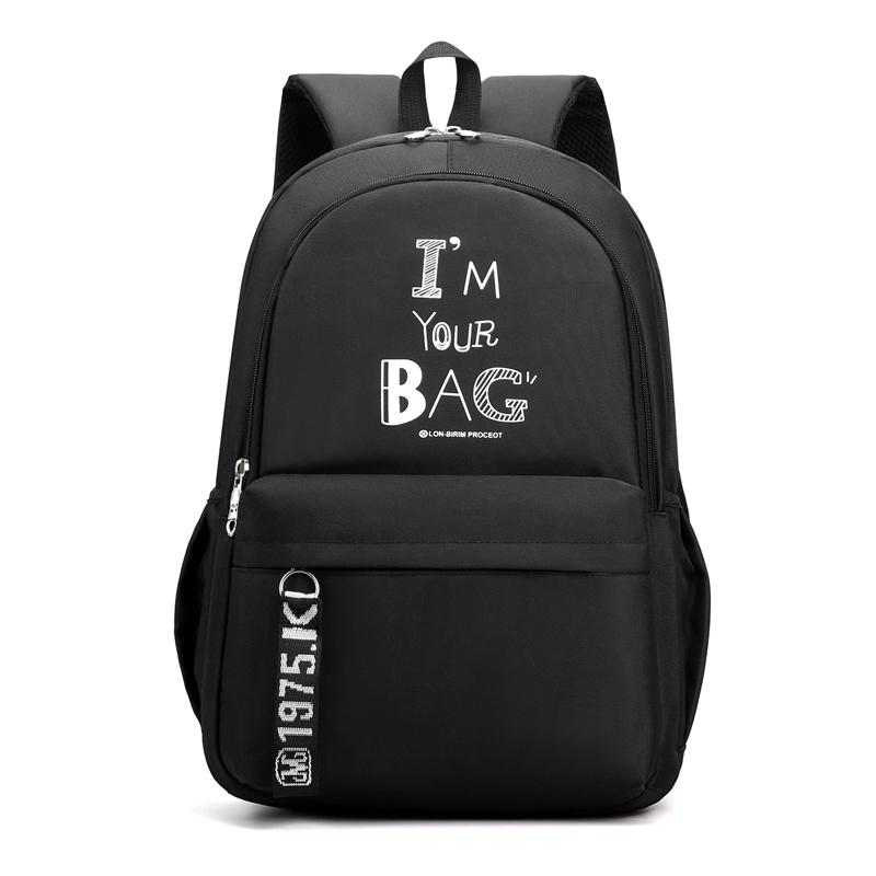 Grote capaciteit nylon rugzak heren schoudertas anti-diefstal schooltas voor tienerjongens mochilas mannelijke rugzak rugtas: Stijl 2