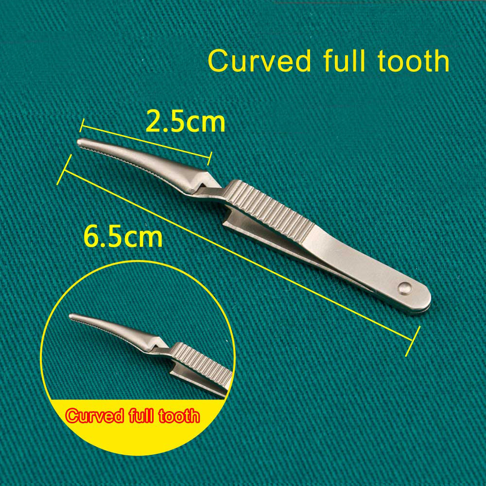 Clip vascular venoso arteriano hemostático de acero inoxidable bloqueador temporal el clip hemostático de la cruz venosa: Pizarra cepillada
