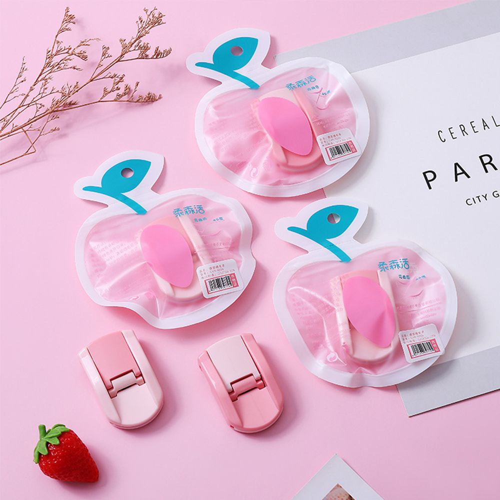 Mini recourbe-cils rose Portable, Clip pour recourber les faux cils, Extension, cosmétique, beauté, outils de maquillage, accessoires: F
