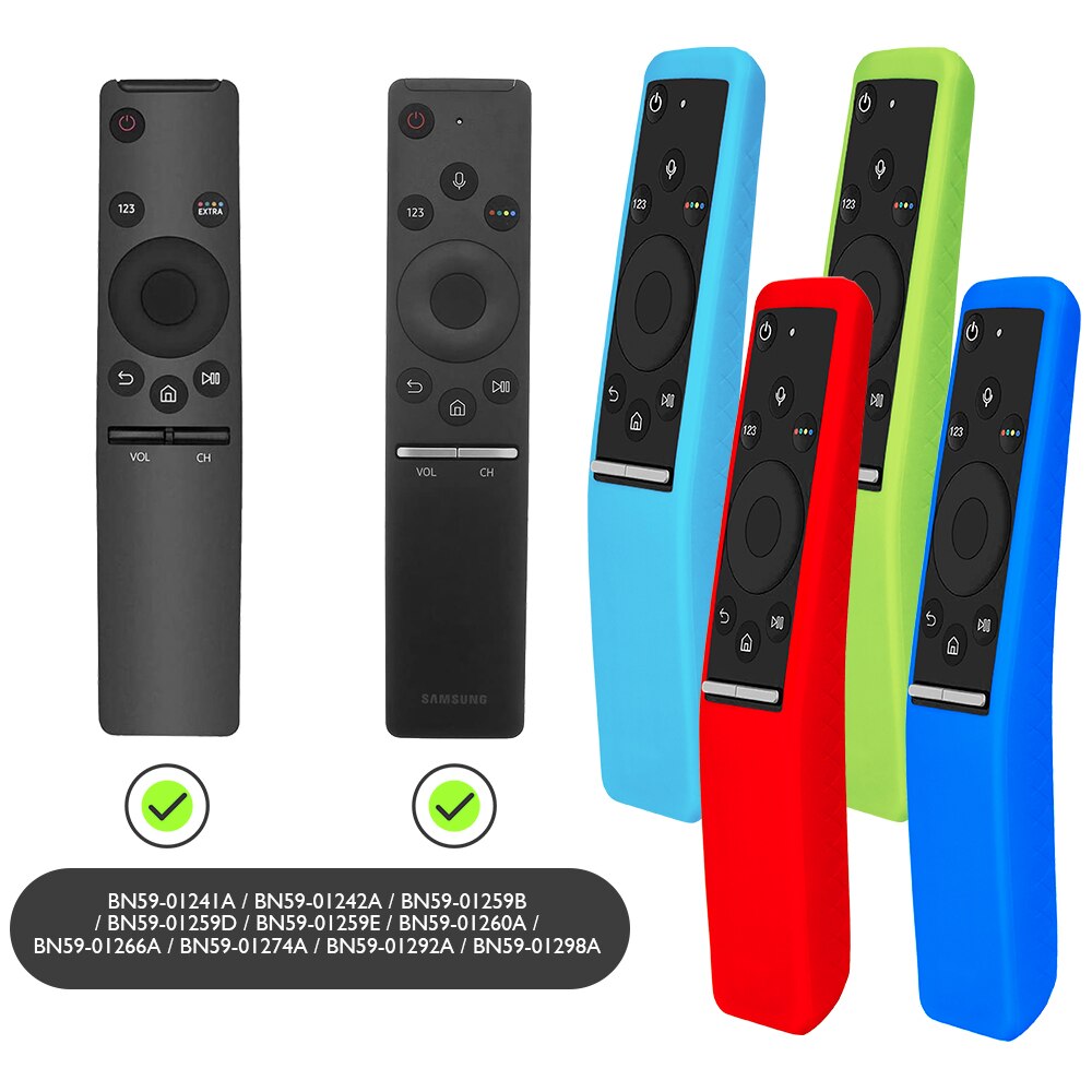 Funda protectora de silicona para mando a distancia de TV inteligente Samsung, cubierta mágica para mando a distancia de 01312H, BN59, 01241A, 01242A, BN59-01312A