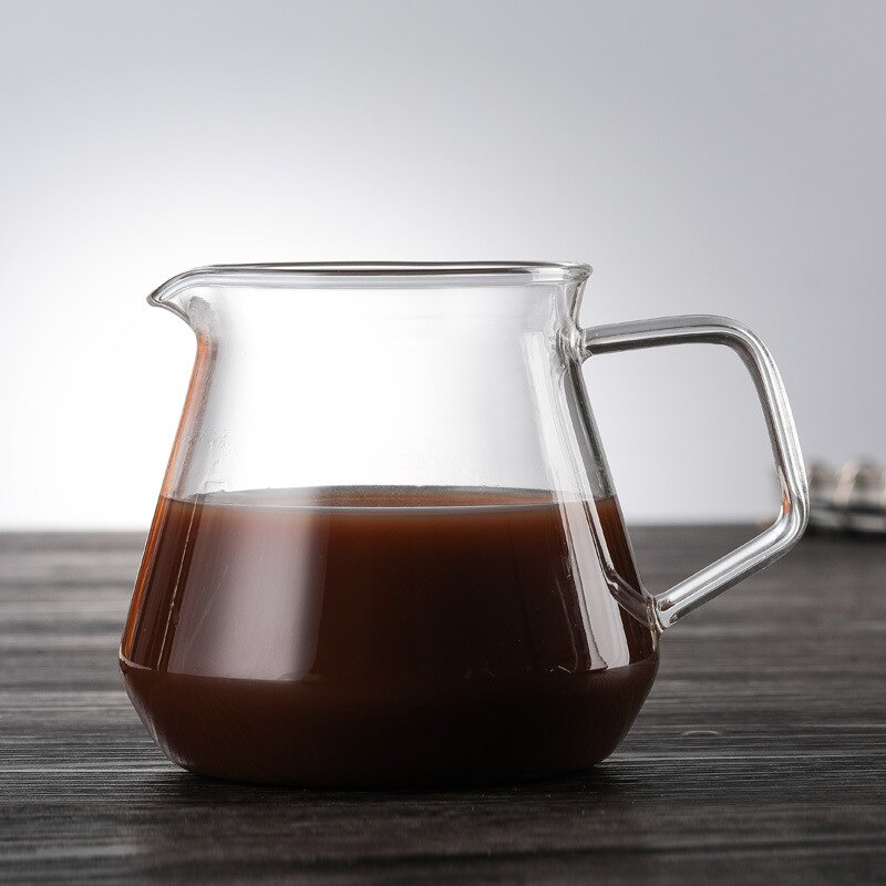 Coffee Pot Set V60 Filter Holder Sharing Pot Coffee Drip Filter Pot Coffee Pot Gao Peng Glass Coffee Set