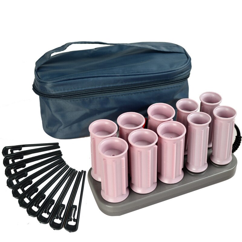 10 Stks/set Haar Rollen Elektrische Buis Verwarmd Roller Haar Krullend Styling Sticks Gereedschappen Massage Roller Krulspelden Accessoires 25Mm-30Mm: Classic Style