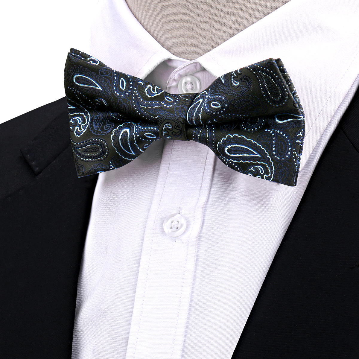 Pajarita Floral para hombre, pajarita para adultos, clásica, de boda, novio, camisa, accesorios para el cuello, pajaritas ajustables para el cuello, corbata de: Marfíl