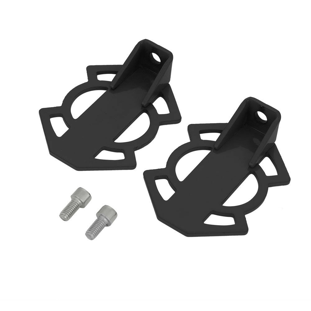 1 par de reposapiés universales para bicicleta de montaña Pedal trasero duradero para ciclismo con tornillos de acero fácil de instalar accesorios sólidos de repuesto