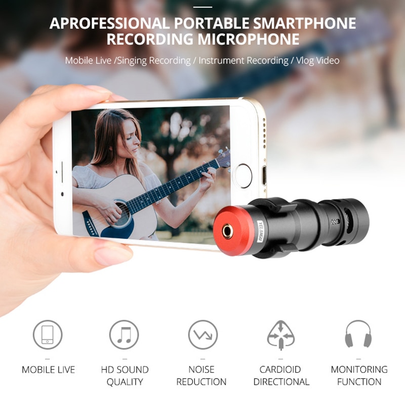 microphone for mobile YELANGU Mobile Phone In-Line Microphone MIC06 Mobile Phone Photography Recording Recording