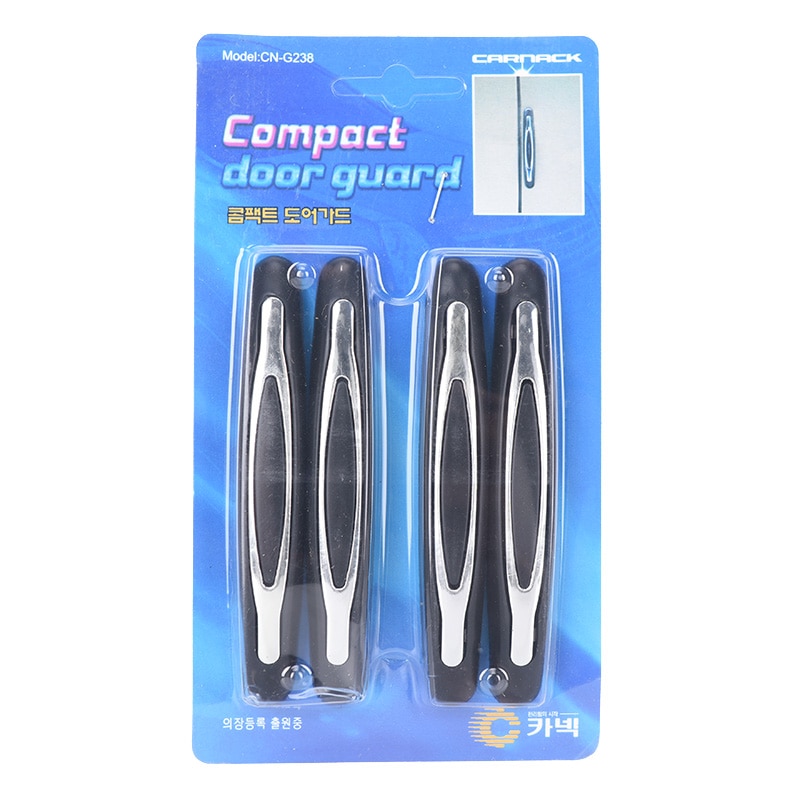 4 stk/pakning bil antikollisjonslist bildørbeskytter dørkantbeskytter styling støping anti-ripe klistremerke