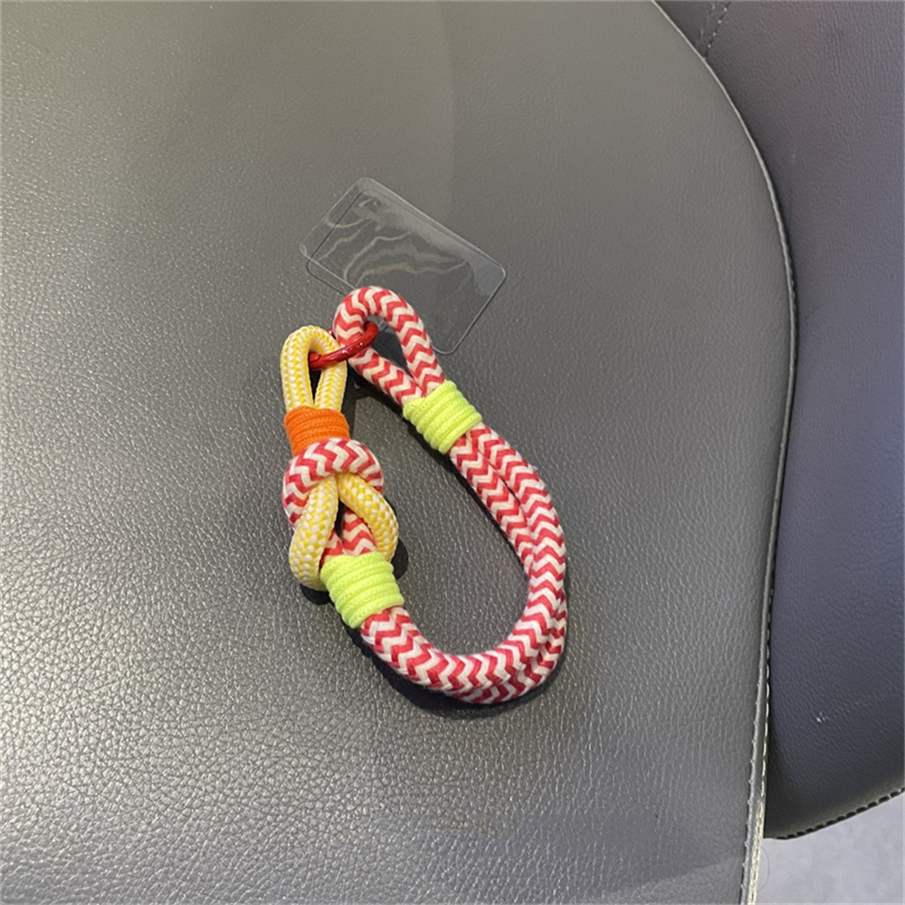 Korea Mobile Phone Lanyard Hanging Decoration Can Be Carried Twist Rope Anti-loss Pendant Strong Wrist Short Straps Band: Silver / Gray