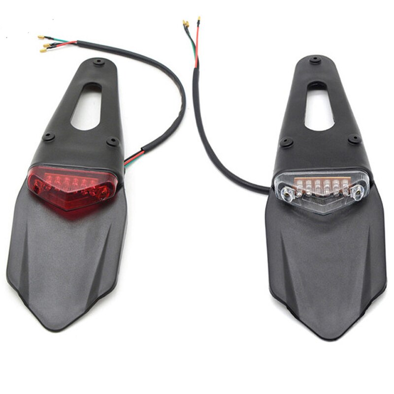 Moto LED queue garde-boue arrêt Enduro feu arrière MX Trail Supermoto pour