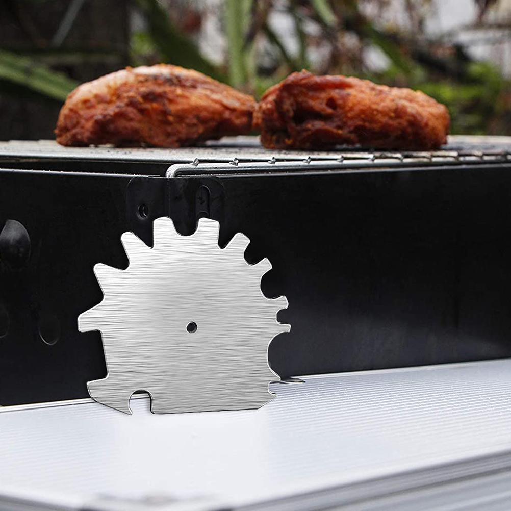 Barbecue Grill Schraper Roestvrij Stalen Rooster Grill Schraper Lichtgewicht Draagbare Barbecue Grill Schraper Cleaner Tool