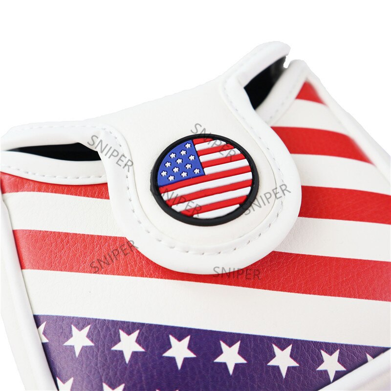 Golf USA Mallet headcover putter cover Waterproof PU Leather for Center-shaft or Side-shaft putter club