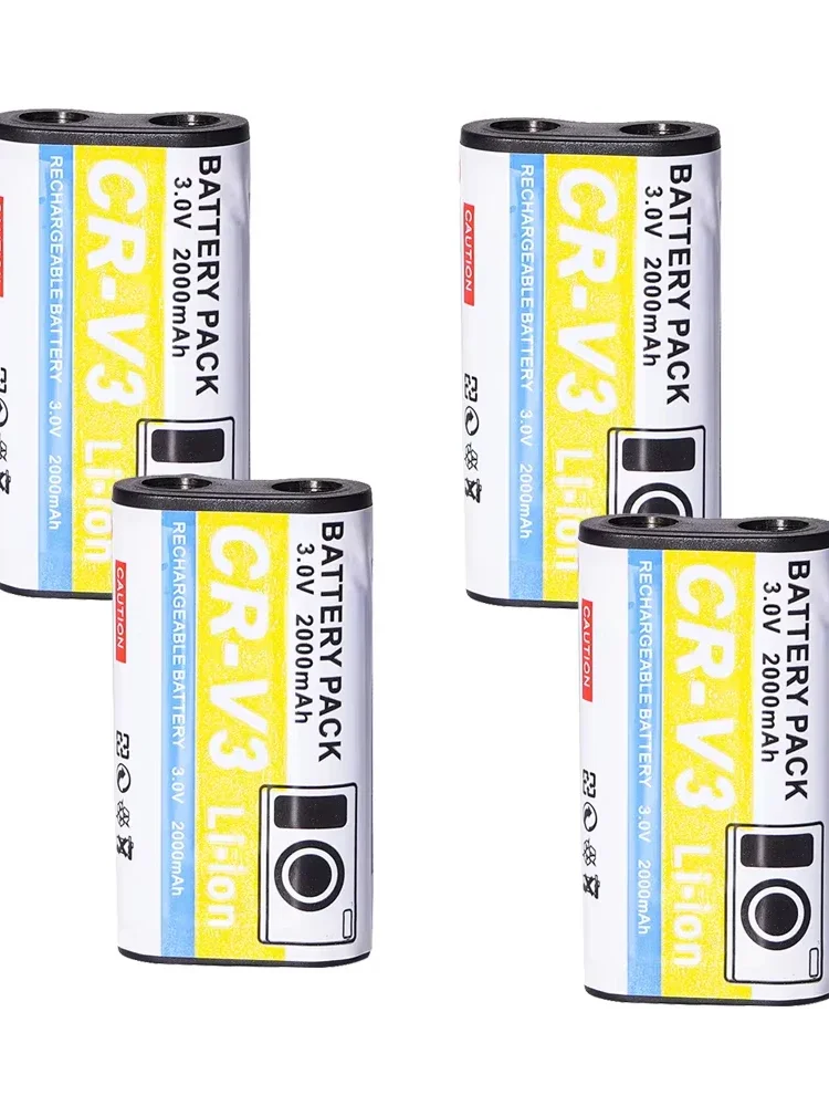 2000mAh CR-V3 CR V3 Battery + DC Charger for Olympus LB01 CRV3 LB-01 C3000 C3040 40Z C-2100UZ C-211 C-211Z C-3000 C-3030 C-3030Z: Pink