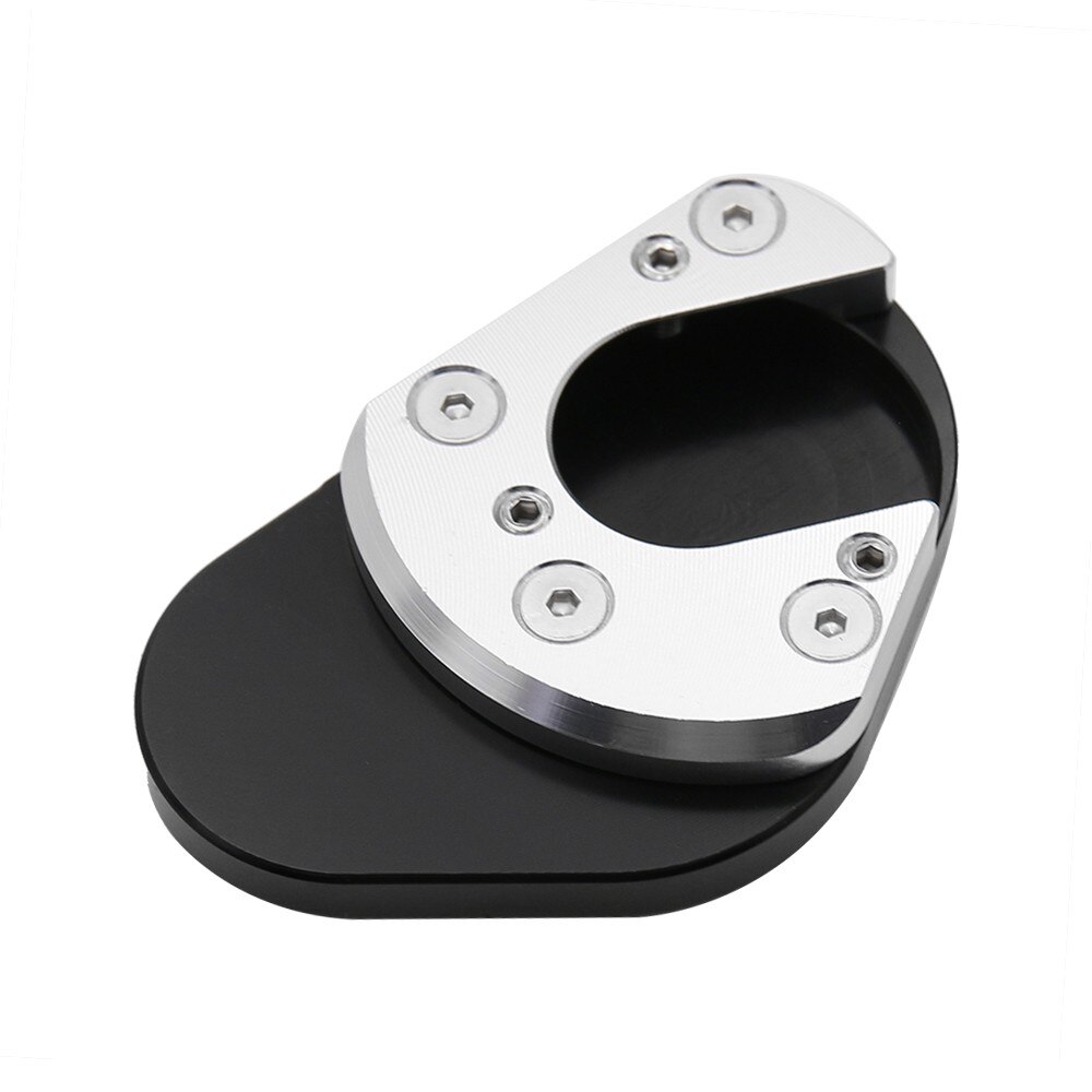 Pied de moto Side Stand Extension Pad Support Plate Anti-dérapant