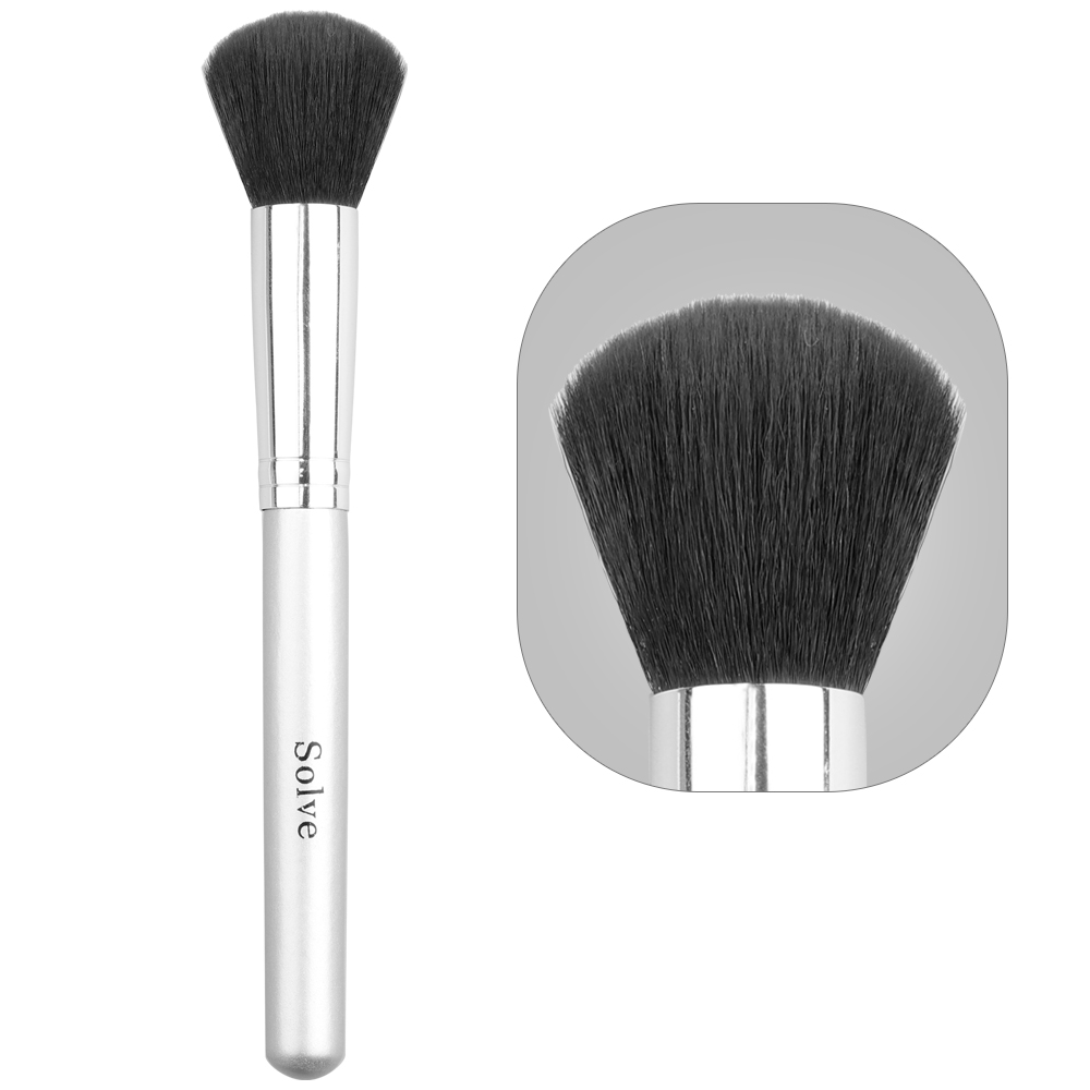 1PCS Makeup Brush Cosmetic Brushes Contour Blush Brush Face: green