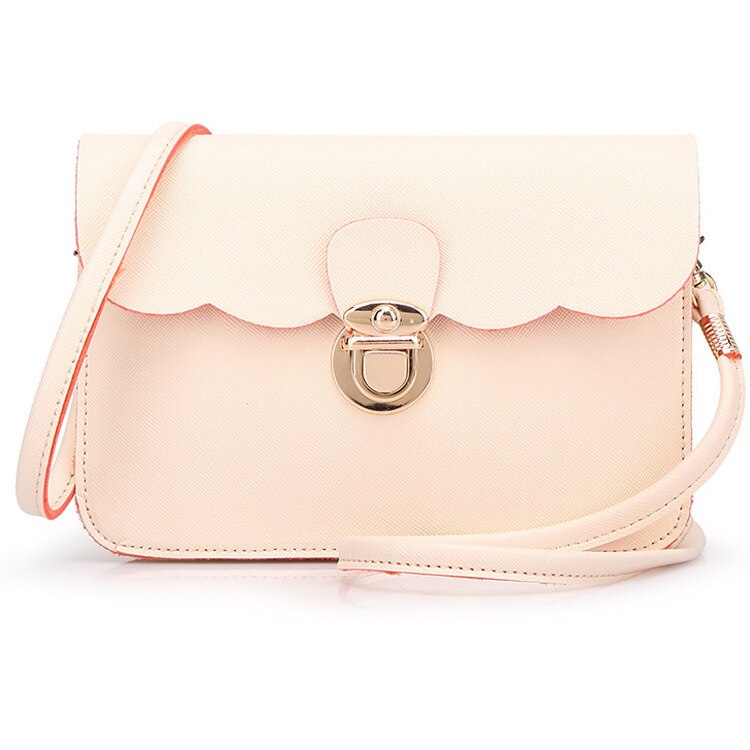 Zomer Mode Vrouwen Tas Lederen Handtassen Pu Schoudertas Kleine Flap Crossbody Tassen Voor Vrouwen Messenger Bags #25: Cream colored