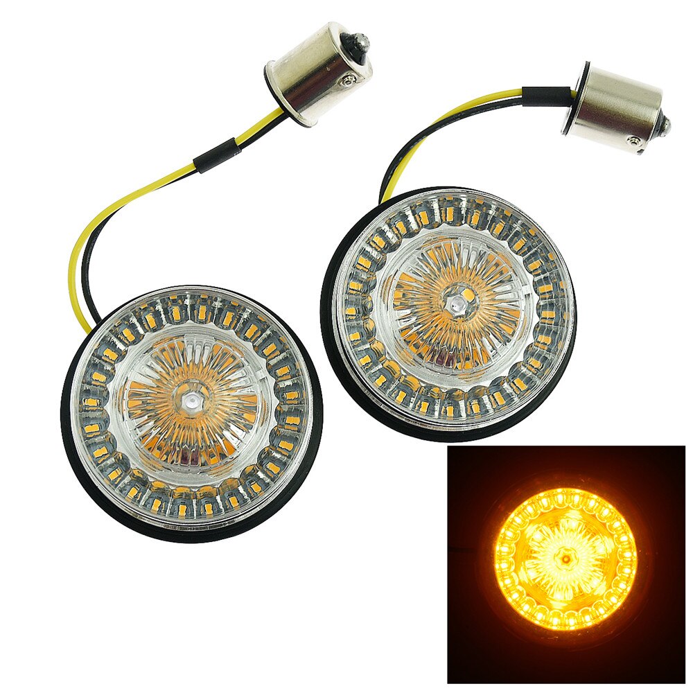 Clignotant de moto 2 , 1156, 1157, LED, insert de balle, lampe