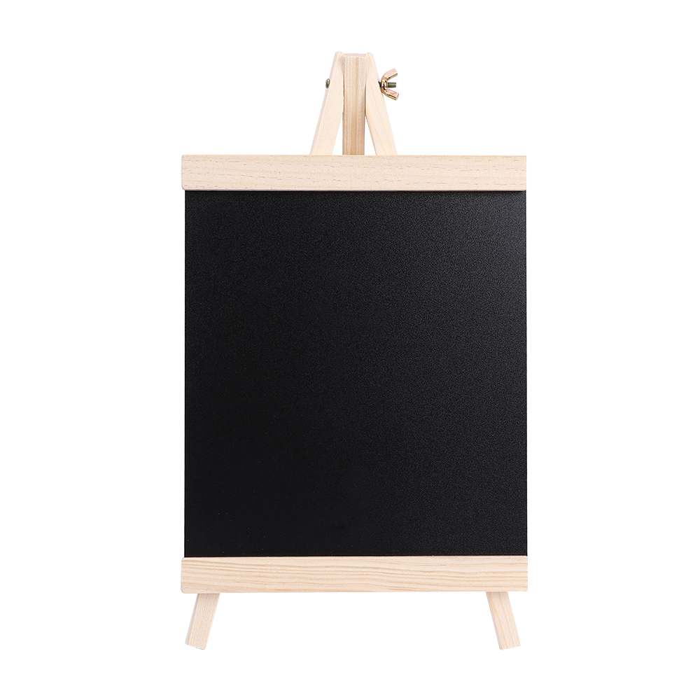 Tekenen Memo Schrijven Opvouwbaar Zwart Bureaublad Bericht Houten borden Grenenhouten schildersezel Schoolbord Krijtbord: Blauw