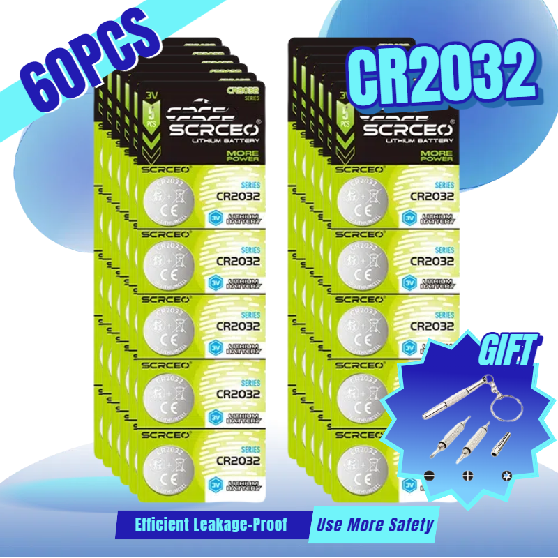 Bateria de lítio cr2032 3v dl2032 ecr2032 cr 2032, célula de botão para relógio, calculadora de brinquedo, carro, chave de controle remoto, eletrônica: Vermelho