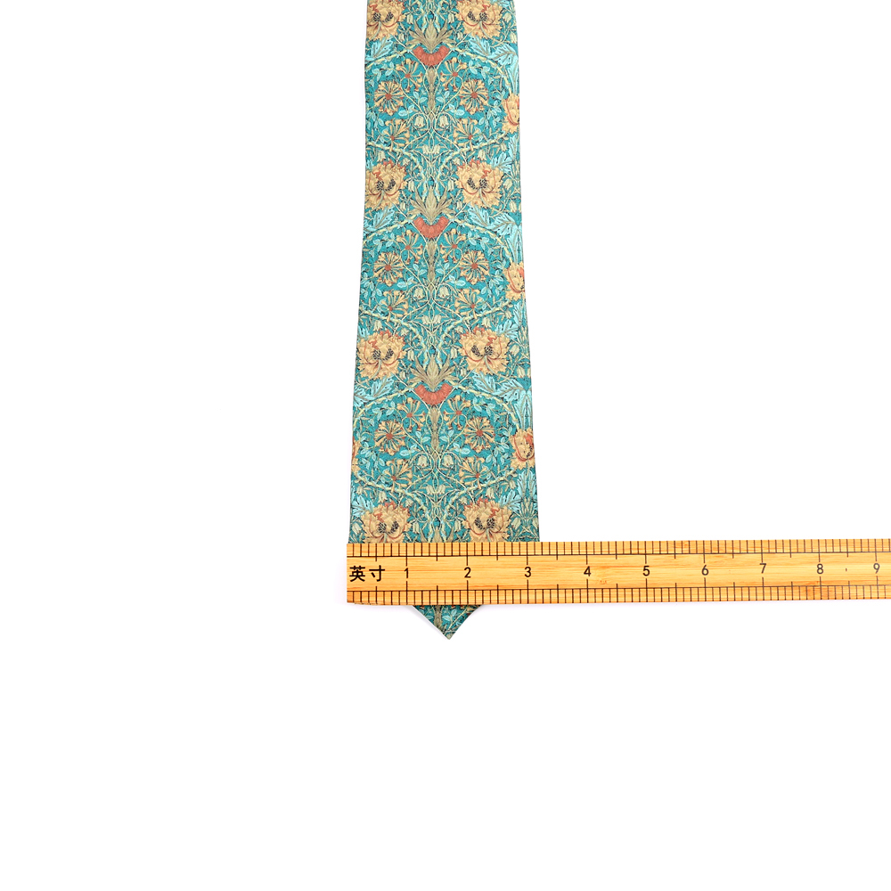 Corbata para hombre de 8CM, patrones de estampado, corbatas clásicas para hombre, novio, tacto manual, poliéster, Floral, accesorios de boda de negocios
