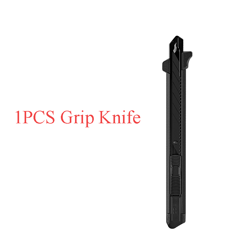 Fizz Office Tool Cutter Knife With Grip High Carbon Steel Art Knife Metal Blade Self-Locking Sharp For Home Office: 1PCS Knife
