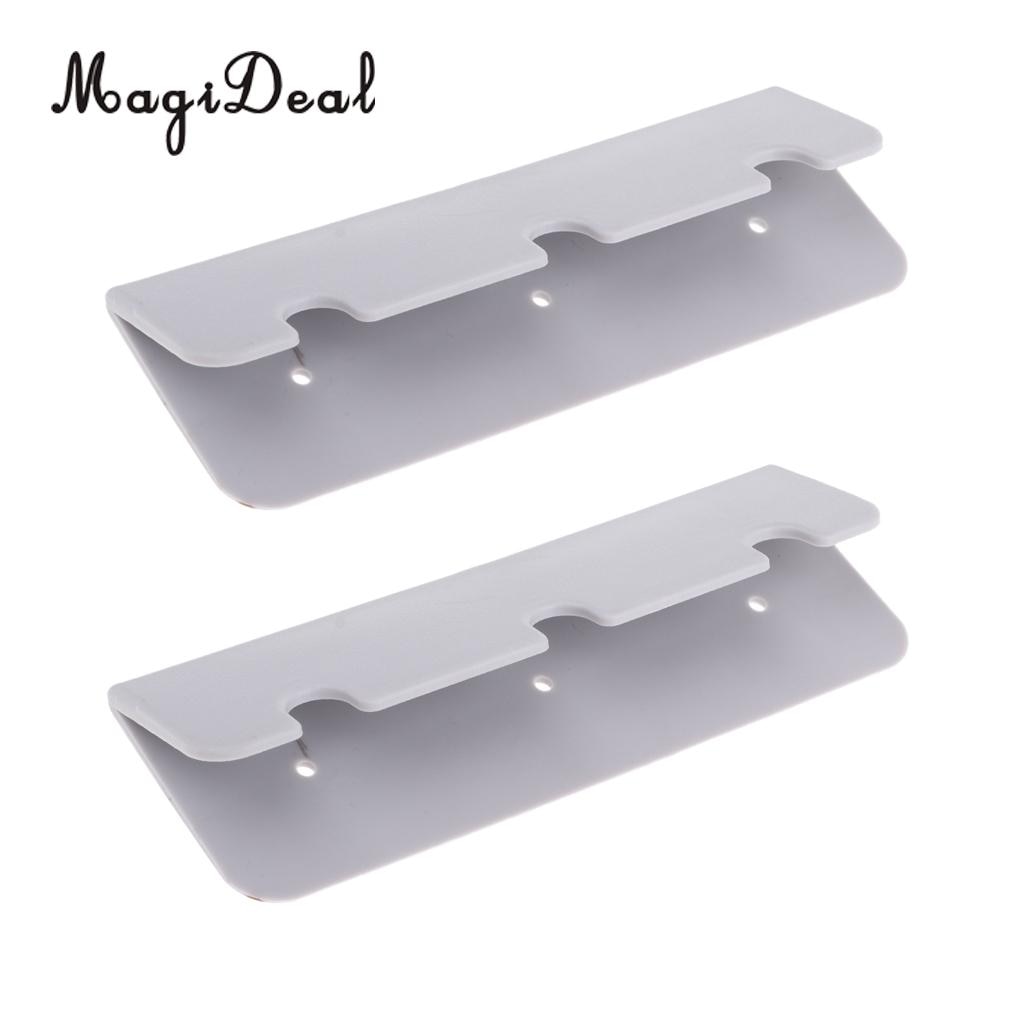 2Pcs Gray PVC Boat Seat Hook Clip Brackets for Inflatable Boat Rib Dinghy Kayak Canoe Marine Boat Accessories