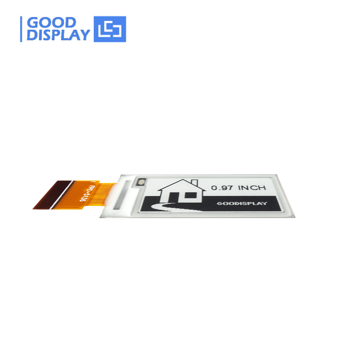 GooDisplay Mini 0.97 Inch E Ink Screen 184x88 Resolution 18PIN FPC SPI Small Epaper, GDEM0097T61
