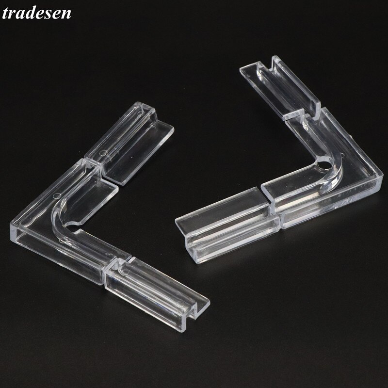 Couvercle en verre acrylique PMMA 5mm 6mm 8mm 10mm 12mm, Clip de Support solide, protecteur d&#39;angle en verre pour Aquarium 2 ~ 4 pièces