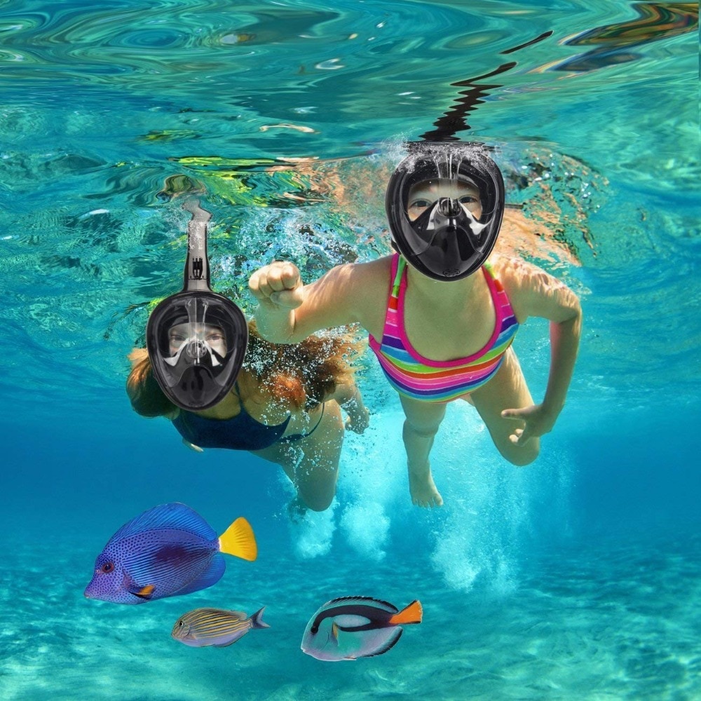 Full Face Snorkeling Mask Set Diving Underwater Swimming Mask Training Scuba Mergulho Diving Mask For Gopro Camera