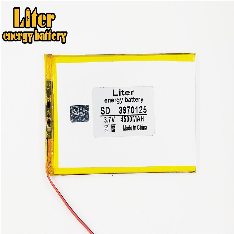 4070125 3970125 .3.7V 4500 Mah Lithium-polymeer Batterijen, Platte Dvd, Tablet Pc, Game Consoles