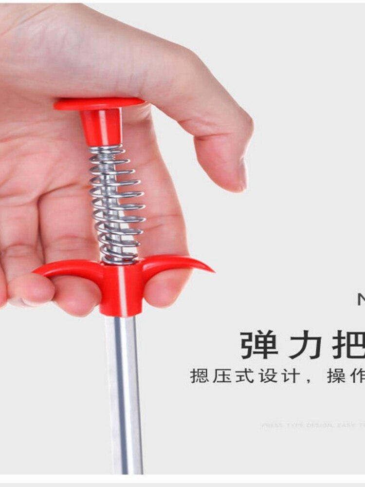 Four Claw Extractor Pipe Drainage Facility Flexible Hand Pinch Sewer Trash Folder 1.6 M