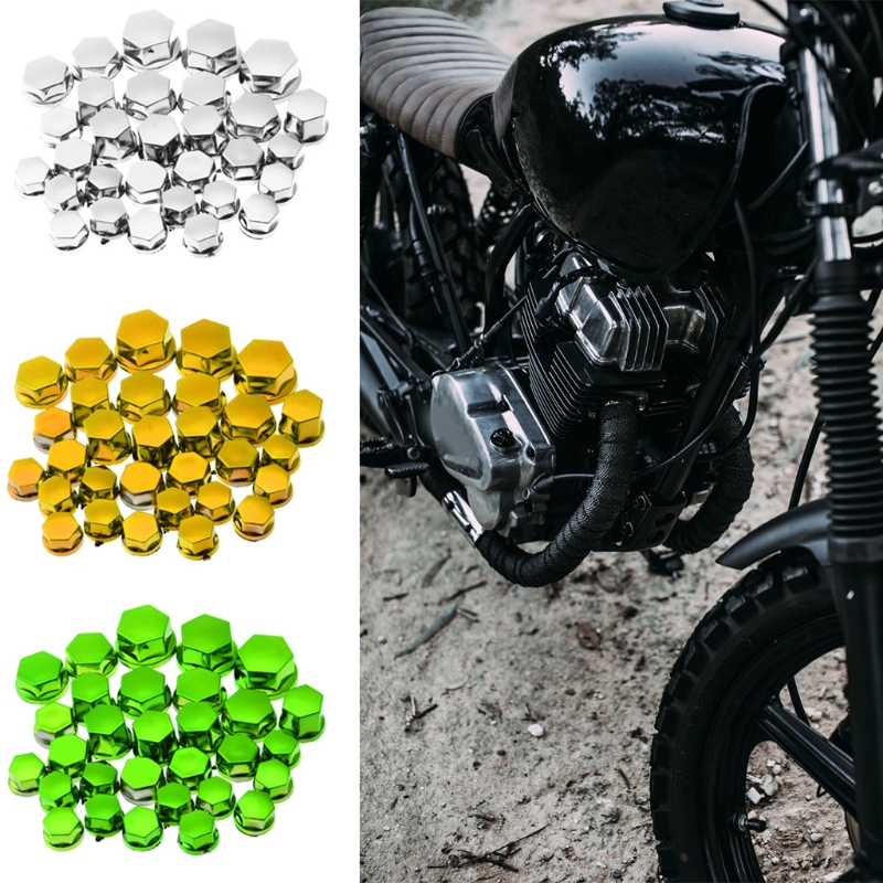 Motorrad-Schrauben-Schutzkappen, 30 Stück, Außendekoration, Schutzabdeckung