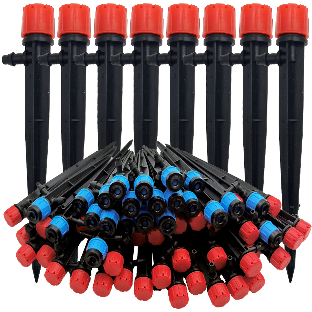 oasi irrigazione da giardino irrigazione a goccia irrigatore regolabile gocciolatore a 360 gradi inserimento a terra in forma 4/7mm tubo flessibile serre Iarda