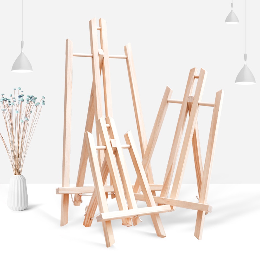 Verstelbare Mini Houten Kunst Ezel Stand Draagbare Hoek Tafelblad Schildersezel Display Stand Art Supplies Voor Studenten Volwassenen