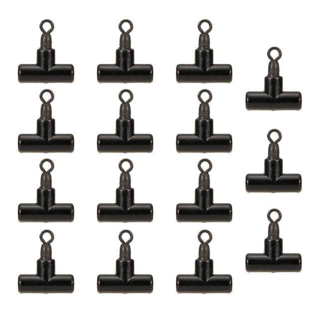 10/15pcs Carp Fishing Rolling Swivel Zip Sliders Swivels Rigs Connect Line Slide For Marker Float Set Up T-Swivel Beads Pesca: 15pcs
