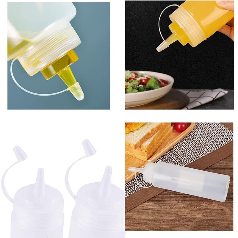 Squeeze Squirt Condiment Bottles Plastic Squeeze S... – Vicedeal